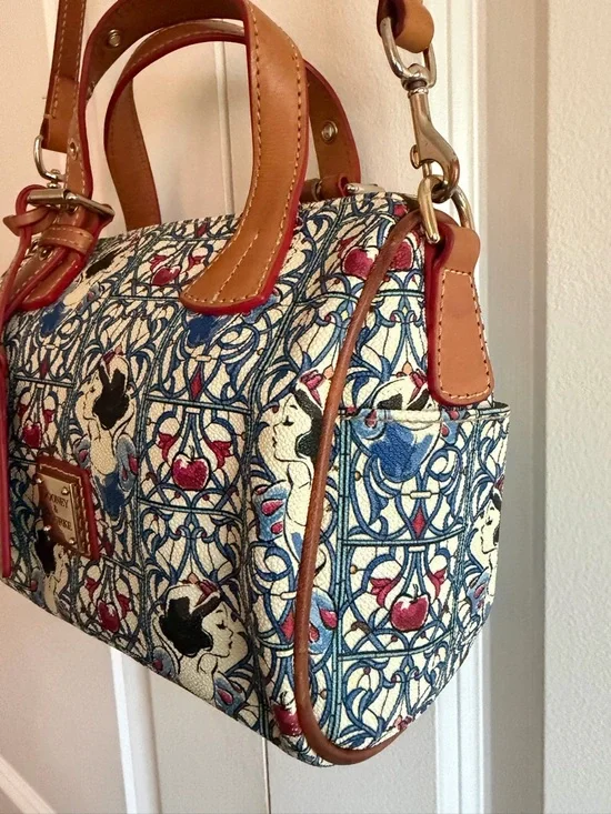 Dooney & Bourke Snow White Disney Rare Small Satchel Leather Purse Handbag - Picture 5 of 13